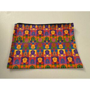 Retro Neon Mickey Mouse Smaller Zipper Bag Disney OC7